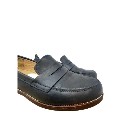 Adelante The Sofia Leather Penny Loafers Black Size 8B~Custom Made - Picture 2 of 11